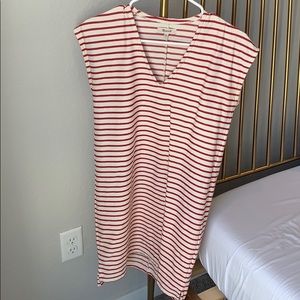 Madewell striped shift dress